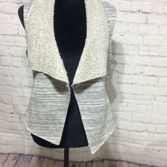 Faux Sherpa Cardigan Front Vest Small - Picture 9 of 15